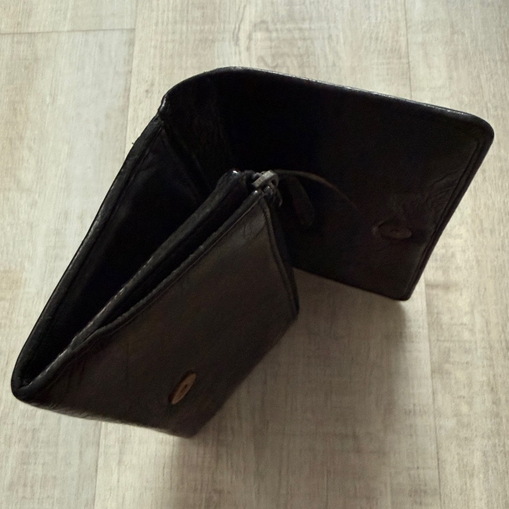 Balenciaga Black Lambskin Leather Classic Wallet - Picture 6 of 10